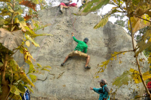 Rock climbing in purulia