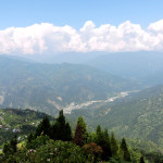 Teesta river from Deolo Hill and Garden