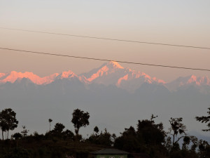 Majestic Kanchenjunga sunrise at Rishop