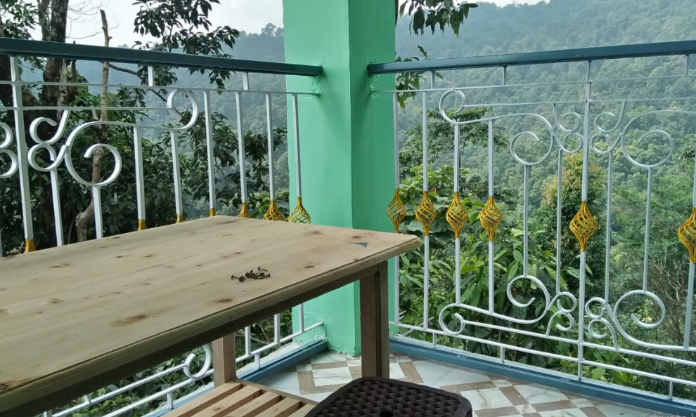 Humro Homestay Suntalekhola balcony