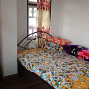 Mahat's homestay bedroom at suntalekhola or sutankhola