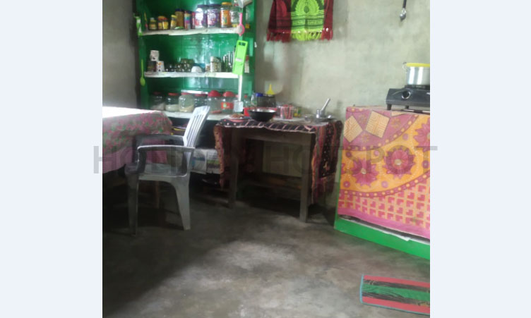 Toto Para thapa home stay dinning room near jaldapara