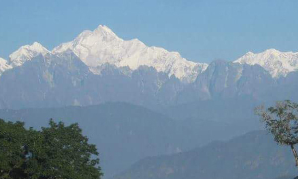 Kangchenjunga view from sillary gaon nirmala village