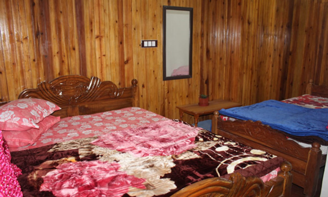 Three bed room view at Bhujel Homestay Takdah