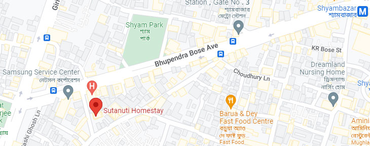 Oh-Kolkata Sutanati Homestay map