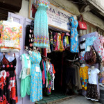 Cloth and garments market in Kalimpong