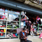 Roadside shops in Lava