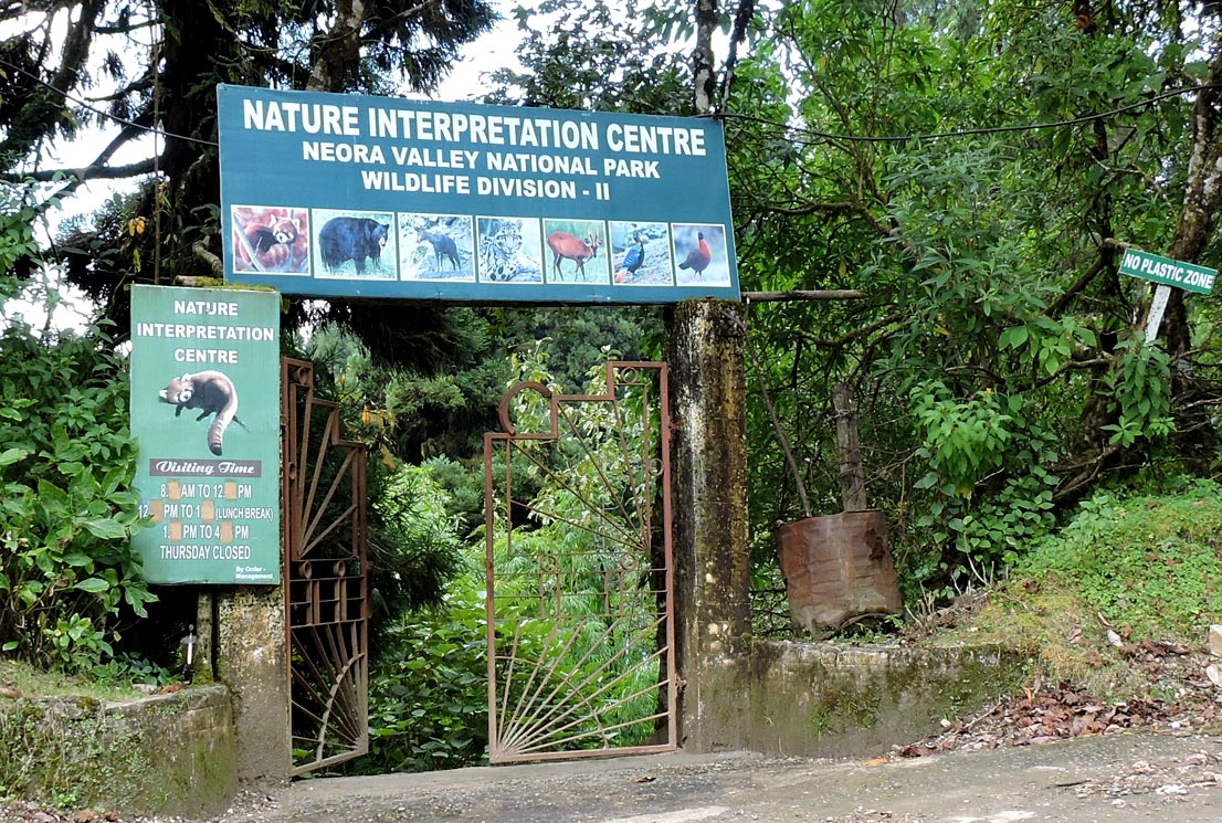 Nature interpretation center in lava
