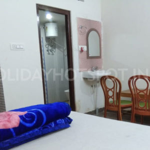 Babusona Homestay deluxe double beded bedroom at Jaldapara