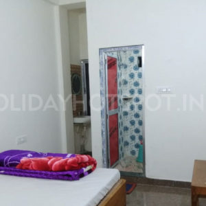 Babusona Homestay deluxe double beded bedroom at Jaldapara