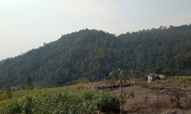 Sutankhola or suntalekhola village view