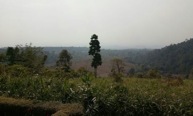 Sutankhola or suntalekhola village view