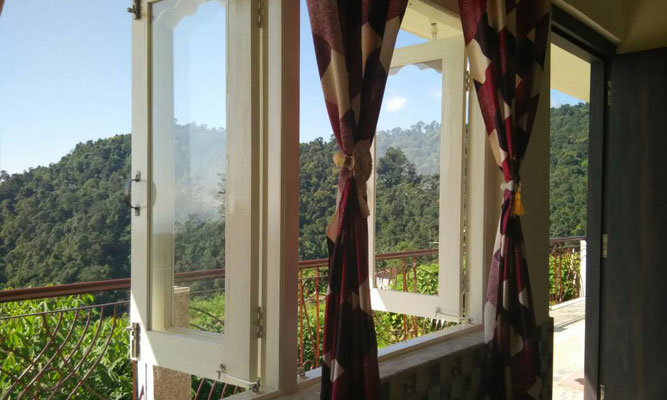 Home Tourism Center homestay balcony at Sutankhola or suntalekhola