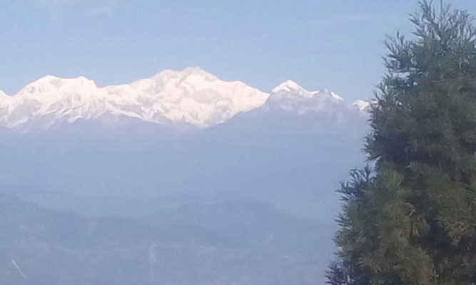Kangchenjunga view from Dawaipani Village