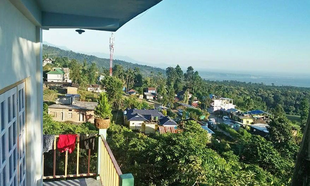 View from balcony Humro Homestay Suntalekhola
