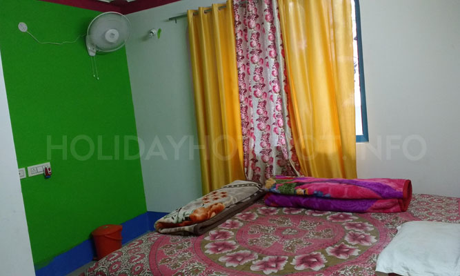 Trinayani Homestay bedroom at ground floor Jaldapara near ticket counter