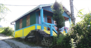 Kanchanjangha view from Khinanam Kabiraj Homestay at Dawaipani