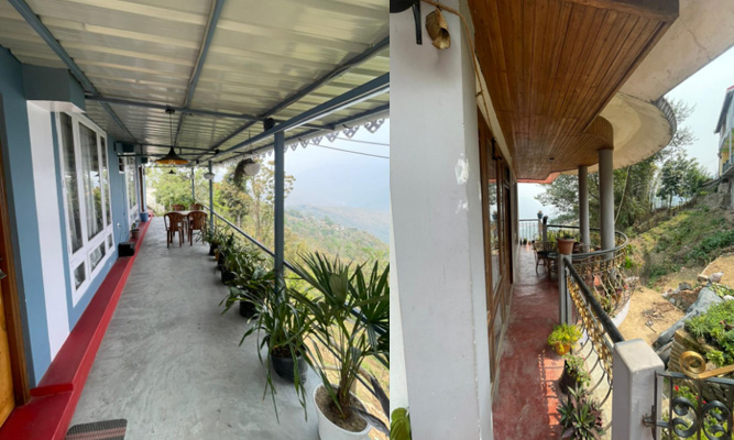 Gorkhali Homestay balcony view