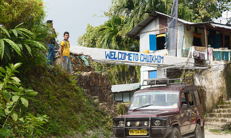 Chuikhim entry near kalimpong