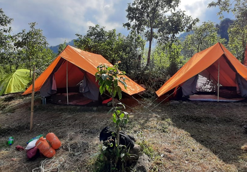 Camping facility at todey tangta