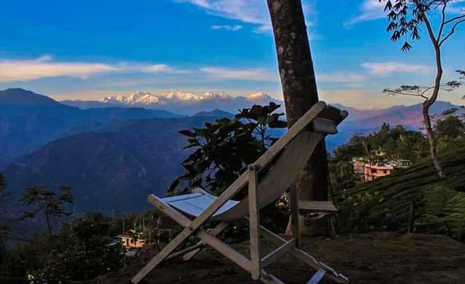 Tukvar tea garden homestay, enjoy Kanchanjangha view