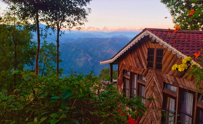 Kangchenjunga view from Tukvar homestay